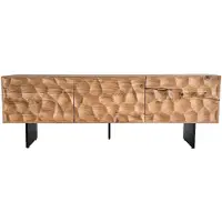 Wohnling Tv-meubel TV- acaciahout 160 cm breed - WL7.024