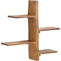 Wohnling Wandplank sheeshamhout 58 cm diep