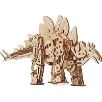 Usorteret 3D Modelbouw - Stegosaurus - Mechanisch Bouwpakket Hout - Educatief Speelgoed