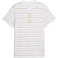 Puma Ac Milan Culture Aop Short Sleeve T-shirt Beige XS Man