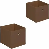 Idimex Stoffen box ELA, set van 2, in bruin