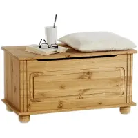 Idimex BRISTOL-zitkist van massief hout in landhuisstijl – gebeitst/gewaxt