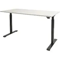 Schaffenburg Dextro Basic Zit-sta-bureau Rechthoekig T-Voet 1.600 (B) x 800 (D) x 705 (H) mm Melamine
