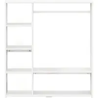 Idimex Kinderkast RAFAEL met kledingstang – Wit