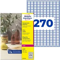 Avery Labels, Transparante etiketten