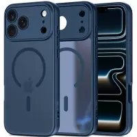 Tech-Protect Slim MagSafe iPhone 17 Pro Hoesje Blauw