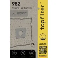 Top Filter Set van 4 stofzuigerzakken voor Goldstar en LGE TopFilter Premium