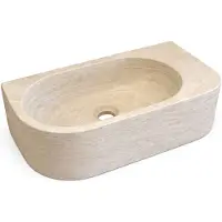 Luca Wandfontein stone 40x21.5x12 cm zonder kraangat natuursteen travertin