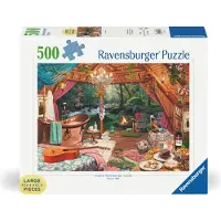 Ravensburger puzzel Cozy Glamping - Legpuzzel - 500 Large Format stukjes