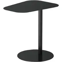 En.casa Bijzettafel Nastätten 50x50x38 cm zwart mat []
