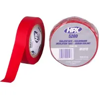 Hpx PVC isolatietape | Rood | 15mm x 10m - IR1510 | 200 stuks IR1510