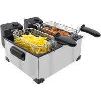Tomado TDF6001S - Dubbele frituurpan - 6 liter - koude zone - 3600 watt
