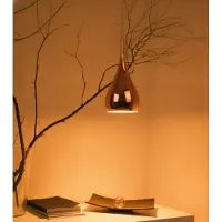 Nova Luce Design hanglamp Cioto Ø 16cm rose goud