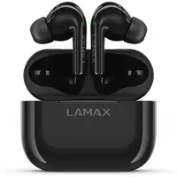 Lamax Clips1 In Ear headset Bluetooth Stereo Zwart Indicator voor batterijstatus, Headset, Oplaadbox, Volumeregeling, Mono, Bestand tegen zweet, Touchbesturing
