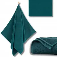 Zwoltex KIWI 2 Handdoeken 30x50 cm - 3 stuks - Egyptisch Katoen - Turkoois