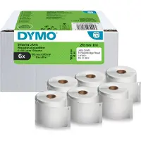 Dymo etiketten LabelWriter ft 102 x 210 mm (DHL), wit, doos van 6 x 140 etiketten