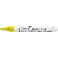PICA 524/44 Classic Industrie verf/lak marker - Geel - 2-4 mm rond