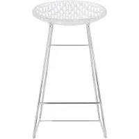 Kartell Smatrik Kruk Indoor | Crystal|Chrome