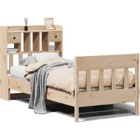 vidaXL Bedframe zonder matras massief grenenhout 90x190 cm