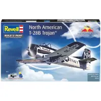 Wittmax Modelbouwpakket Vliegtuigen - 05635 North American T-28B Trojan - The Flying Bulls - Amerikaans Propellervliegtuig - Geschenkset Plastic - 1:48 - Modelbouw