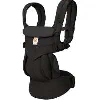 Ergobaby Voetenzak - Omni 360 - Katoen - Puur Black - - 0-4 jaar (56-104) - Draagzakken