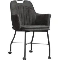 MX Sofa Eetkamerstoel Floria - Microvezel - Steel - MxSofa