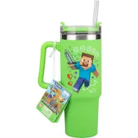 Paladone Xl 900ml Minecraft Reismok Met Rietje