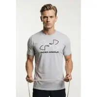 Under Armour Functioneel shirt 'FOUNDATION' grijs / zwart / wit