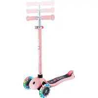 Globber Primo Lights, voor kinderen, klassieke step, meisjesmodel, geschikt voor gebruik op asfalt, maximaal gewicht 50 kg, 3 wielen