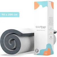 CozySense Topper Matras 90x200 - 8 cm Verkoelend Topmatras - Gel Infused Traagschuim - CertiPUR-US - Wasbare Hoes - Stevige Hardheid
