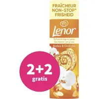 Lenor 2+2 Gratis: In-wash Geurbooster Amber & Orchidee 19 Wasbeurten 240 Gr