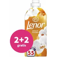 Lenor 2+2 Gratis: Wasverzachter Amber & Orchidee 55 Wasbeurten 1155 Ml