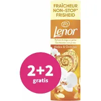 Lenor 2+2 Gratis: In-wash Geurbooster Gouden Orchidee 19 Wasbeurten 235 Gr
