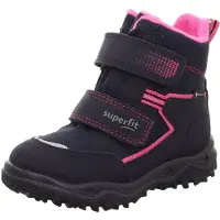 Superfit Snowboots 'HUSKY' navy / zilvergrijs / fuchsia