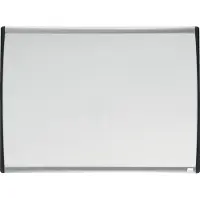 Nobo whiteboard met gewelfde lijst 58,5 x 43 cm wit