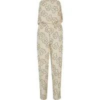 Urban Classics Jumpsuit beige / zwart