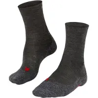 Falke TK2 Sensitive anti-blaar dik wol functioneel materiaal wandelsokken dames grijs - maat 37-38