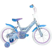 Disney Frozen 2 Kinderfiets - Meisjes - 16 inch - Blauw Paars - Twee handremmen
