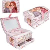 TOPModel Cowgirl Travel Jewelry Box Roze Kinderen