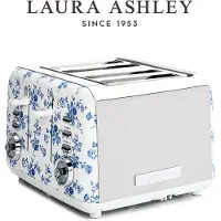 Laura Ashley Broodrooster 4 Sneetjes - 7 Standen - Brede Sleuven - Kruimellade - China Rose