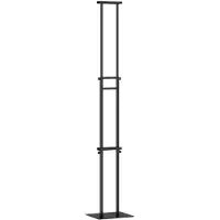 vidaXL Beursdisplays Zwart 30 x 23,5 x 210 cm Staal