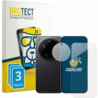 BROTECT Screenprotector 3 Stuks voor Xiaomi 17 Ultra (Voor+Camera) Beschermglas transparant