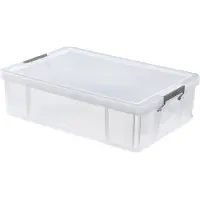 Whitefurze Allstore Opbergbox met Clip 37 liter