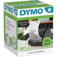 Dymo 2166659 Etiket Zwart op wit