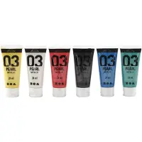 Packlinq Acrylverf Metallic, metallic, standaardkleuren, 6x20 ml/ 1 doos