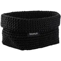 Blomus Tela textielmand M 10x15 cm Zwart