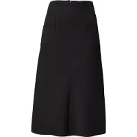 HUGO Uitlopende rok met naaddetails
