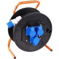Connectra Kabelhaspel KSR Pro CEE 25m - 3 G 1.5 mm² 3 x CEE contactdoos 16A - 47.048.25