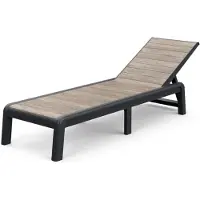 Keter Porto Ligbed - 58x187.5x29cm - Ashwood