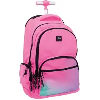 Milan Sunset Series 25l Wheeled Backpack Roze Kinderen